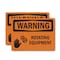 Signmission Rotating Equipment OSHA Warning Sign, Plastic, 10in W x 7in L, 2PK OS-2PACK-WS-P-710-L-12828 - alternate 1
